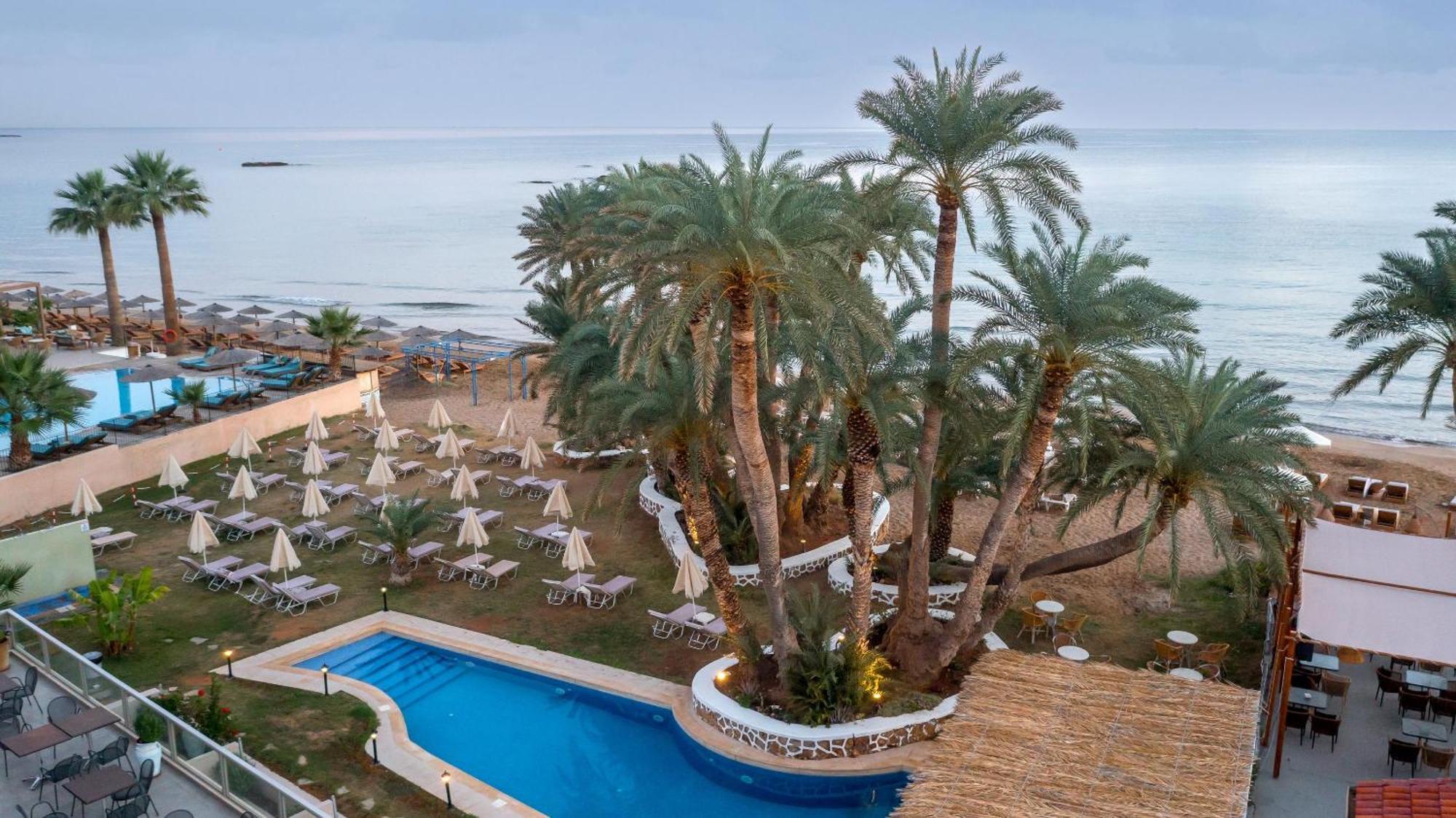 Zeus Hotels Palm Beach Stalida Exterior foto