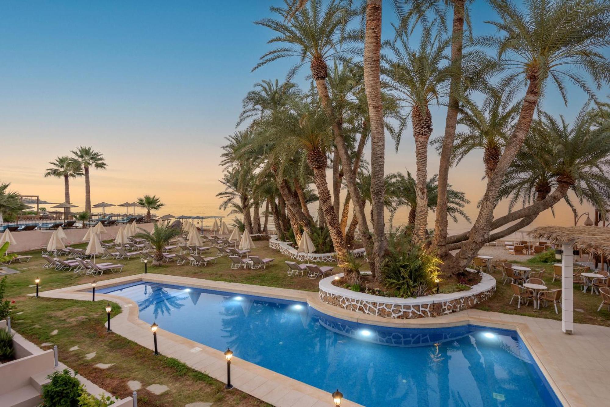 Zeus Hotels Palm Beach Stalida Exterior foto