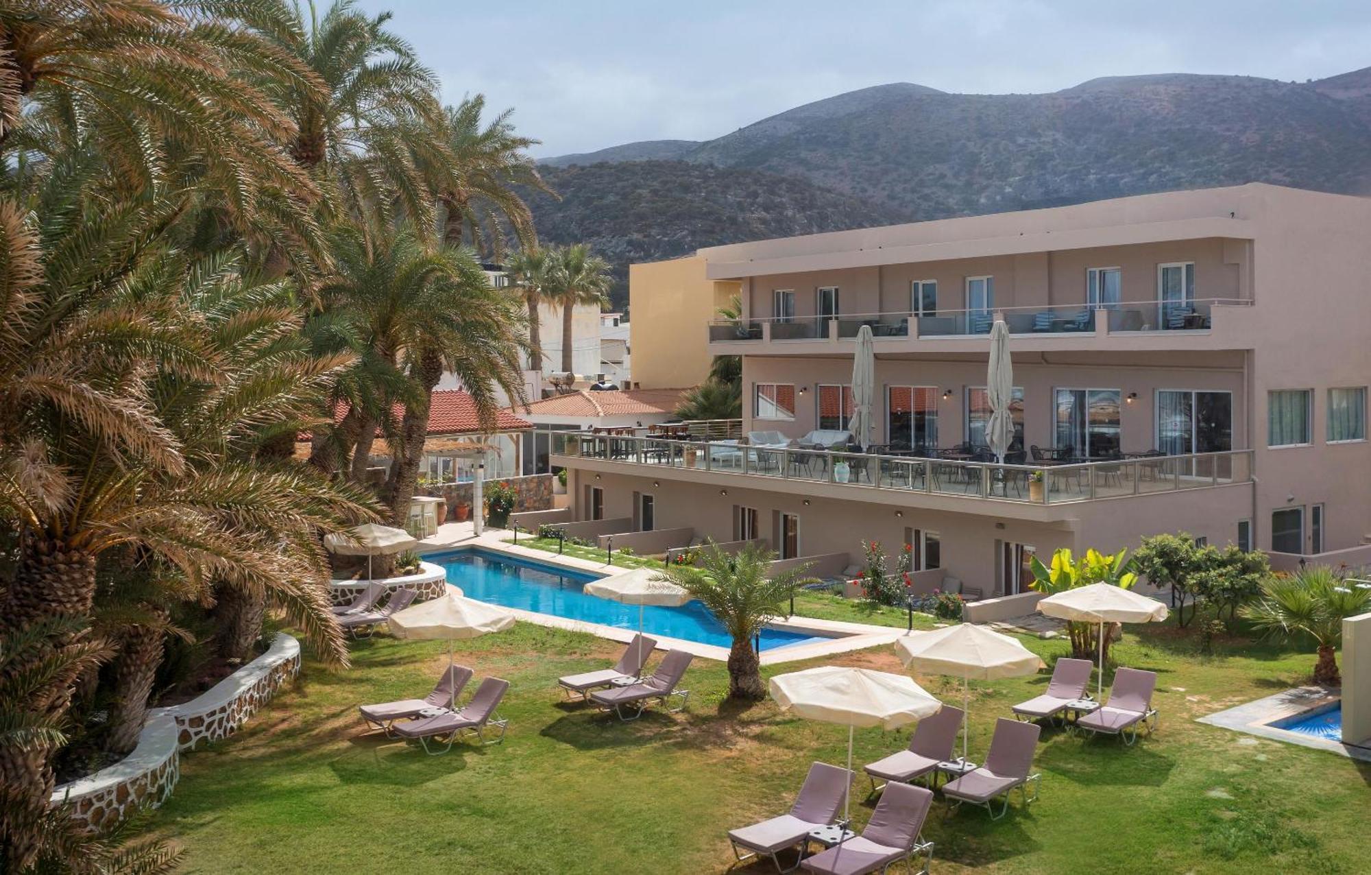 Zeus Hotels Palm Beach Stalida Exterior foto
